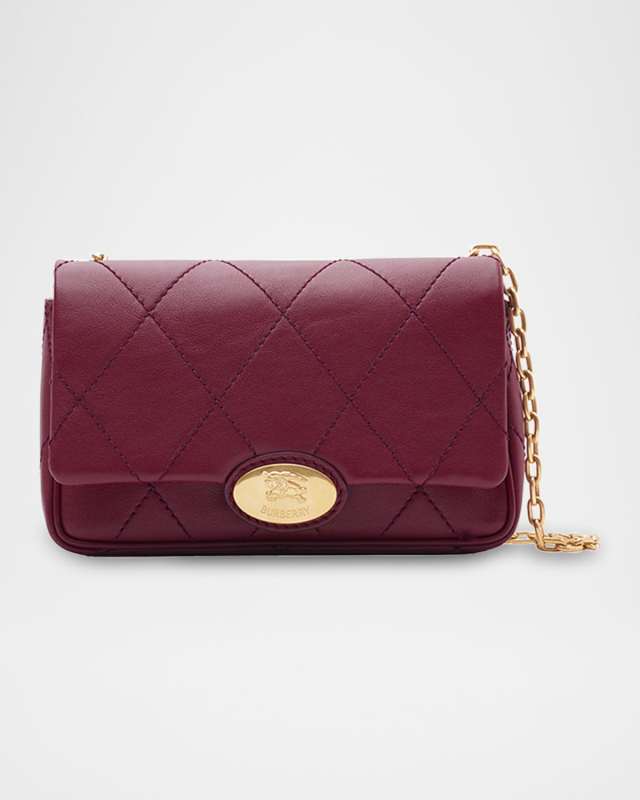 Strand Quilted Leather Clutch Bag